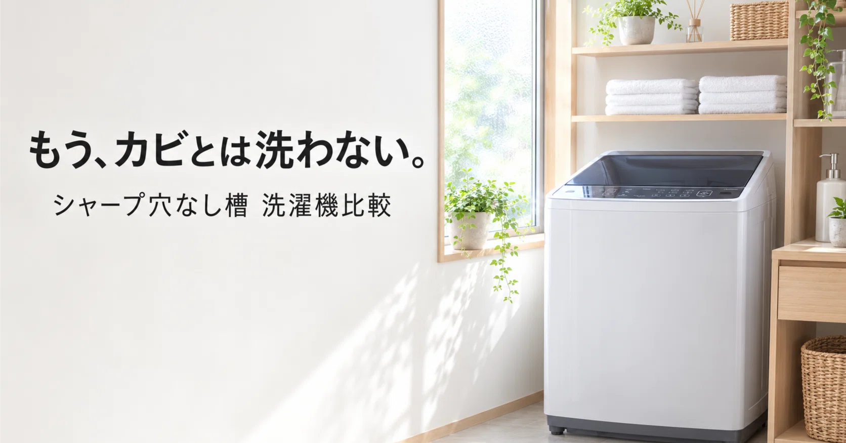 958 シャープ 5.5kg洗濯乾燥機 熱乾燥搭載 穴なし槽 黒カビ抑制 高年式 黒カビ・ワカメと永遠にさようなら】シャープ「穴なし槽」洗濯機、買う