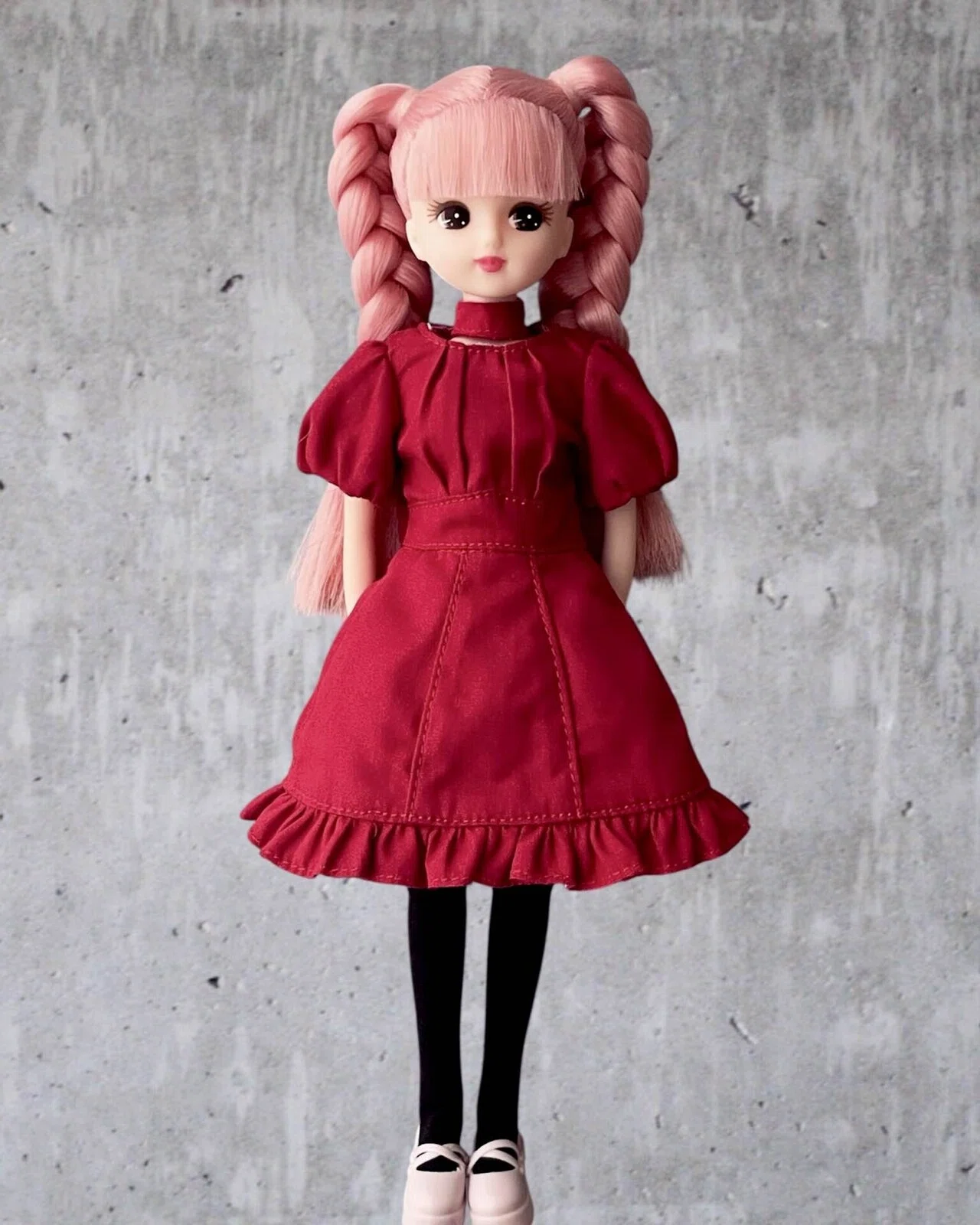 Doll dress 人形 ドレス Dear Darling fashion for dolls プリント