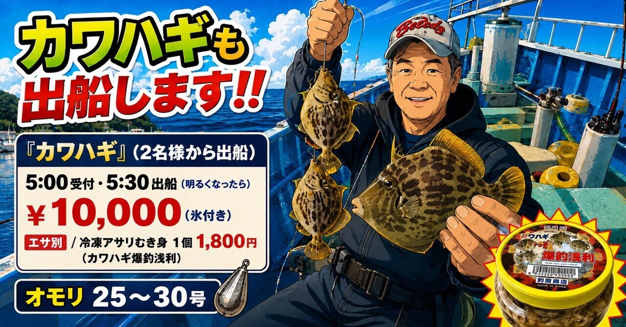 📢お知らせ｜保田港『国丸』