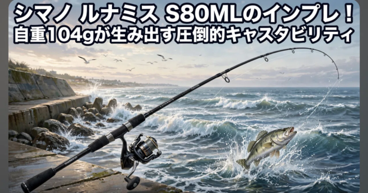 Shimano Lunamis S80ML Review! Overwhelming Castability Born from a