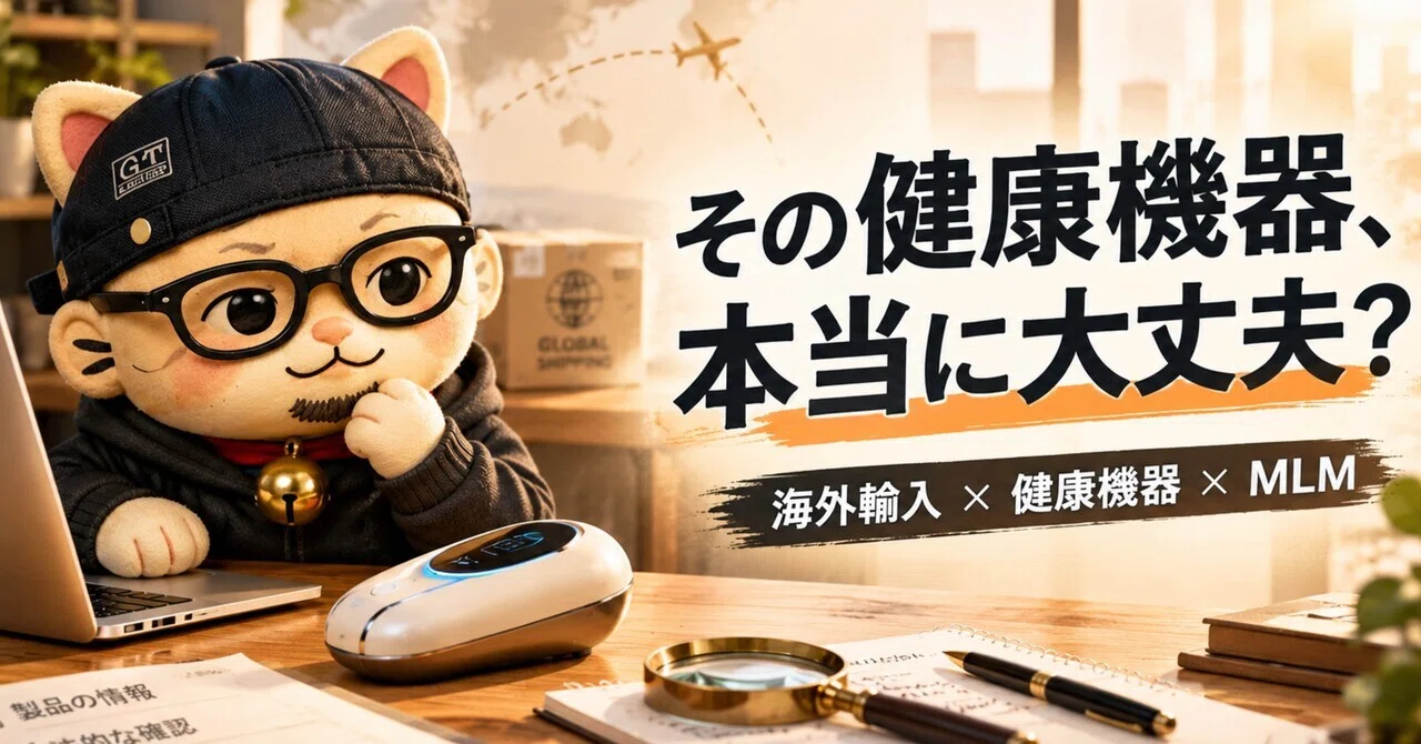 【副業の罠】「海外輸入×MLM」で脳死コミットする前に知るべき、養分脱出の鉄則