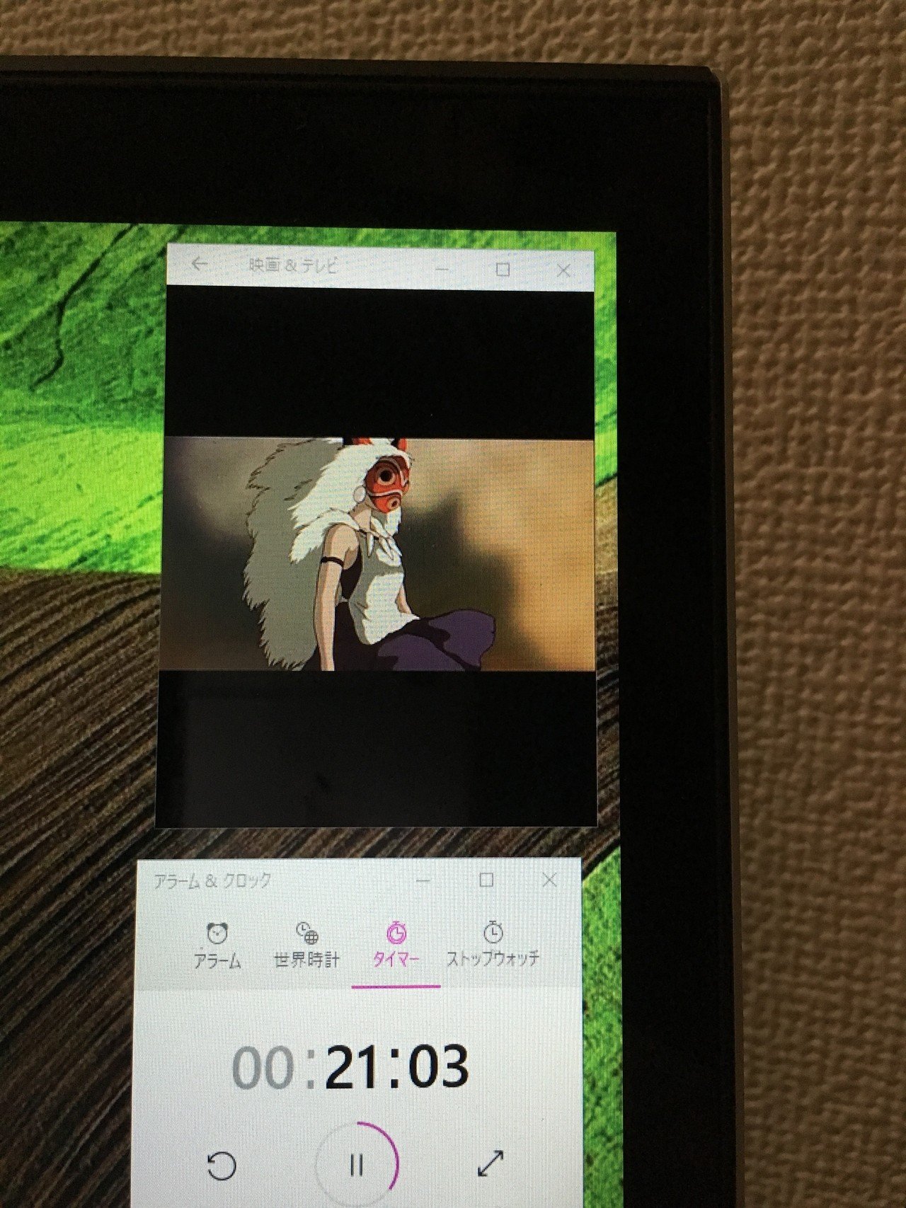 カマラとアマラについての文章を書きながら もののけ姫を見ている わざとじゃないよ 好きな映画見ようと思っただけ 本当偶然 日記 もののけ姫 映画 狼少女 ジブリ 巳島想院 Note