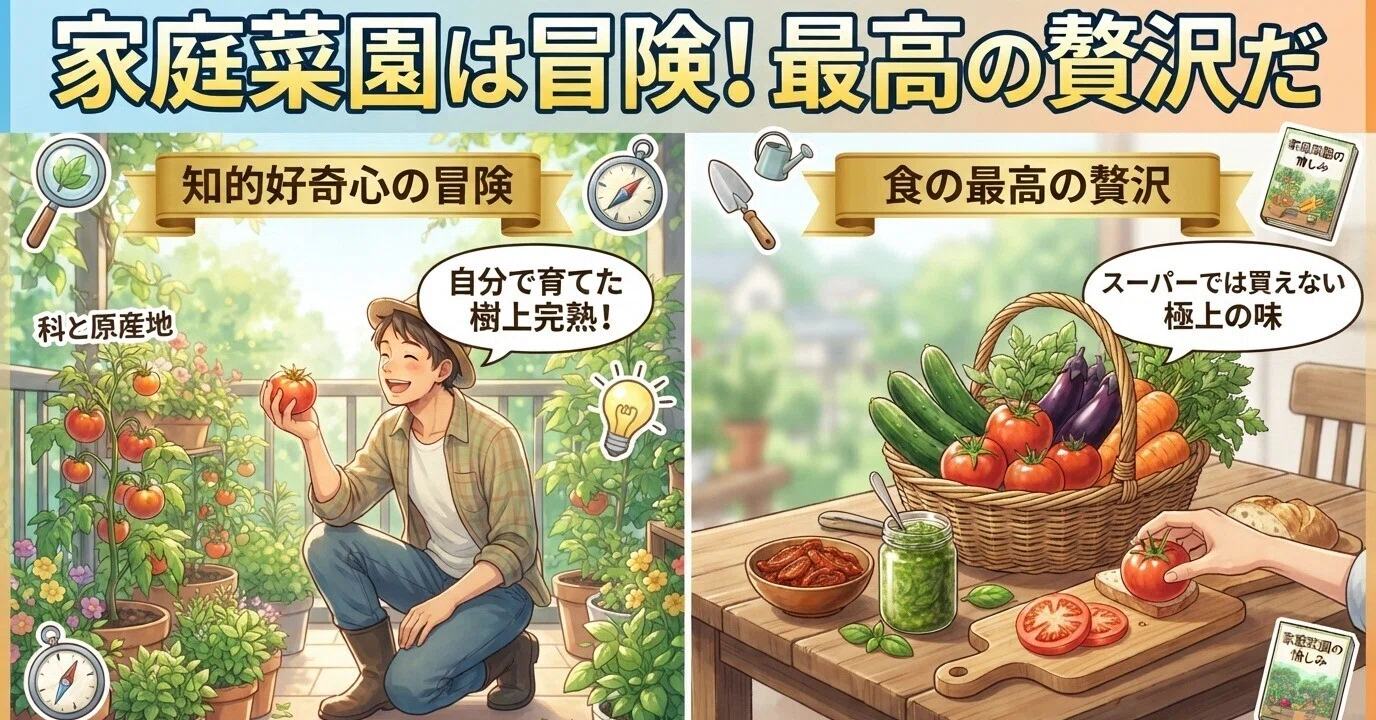 家庭菜園は知的好奇心の冒険❗️｜農業大好き❗ 小川隆宏