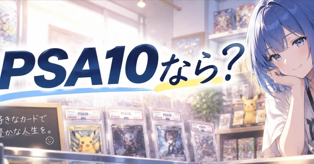 PSA10なら下落相場でも強い？「取得率」から考えるポケカ・ワンピ