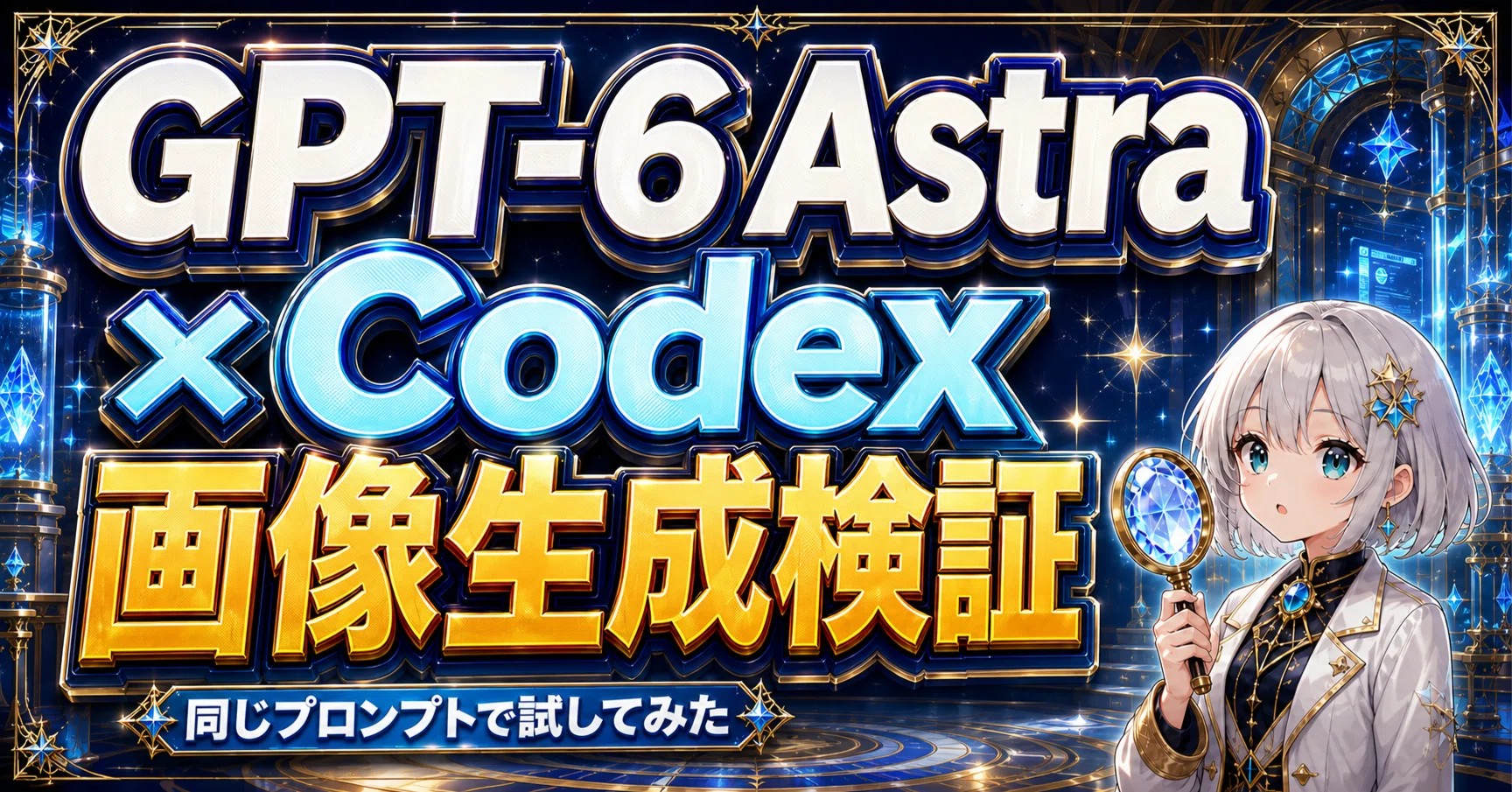 指定どおりの画像は出る？GPT-6 Astraを選んだCodexに同じプロンプトを