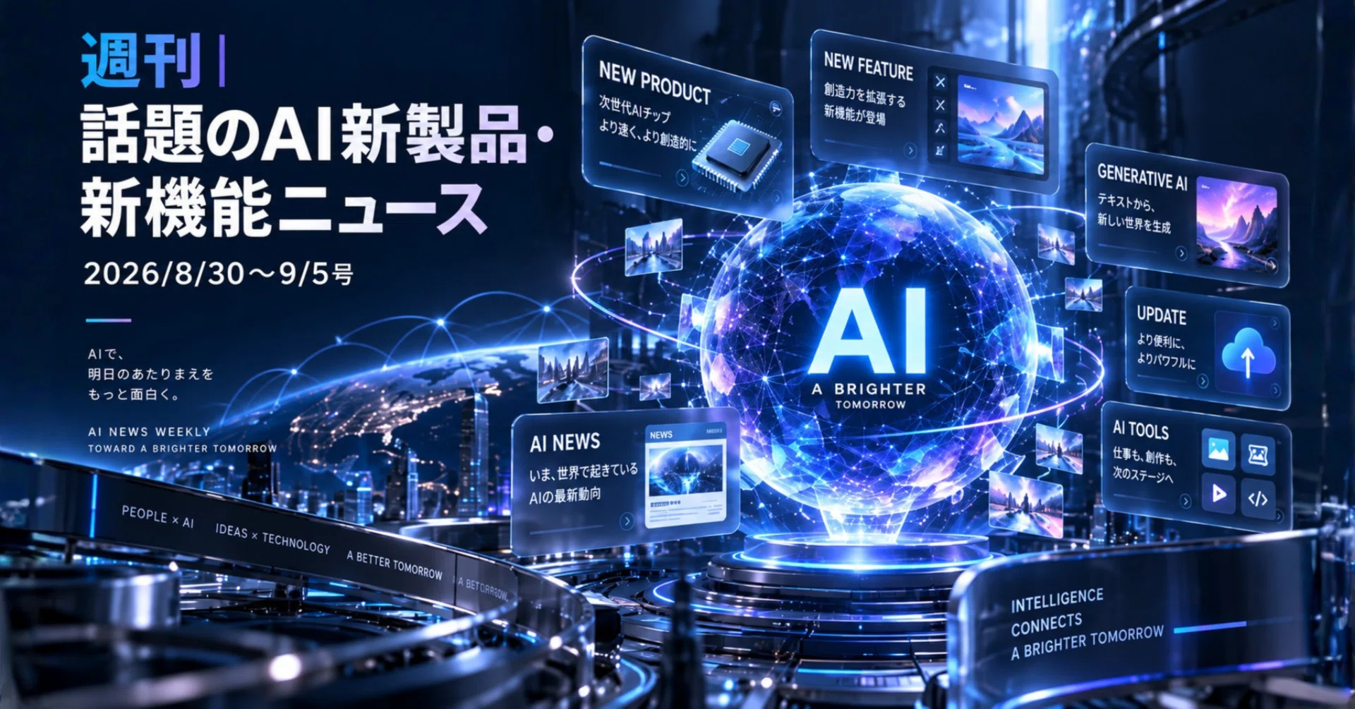 週刊｜話題のAI新製品・新機能ニュース(2026/8/30〜9/5号)｜Yasuhito