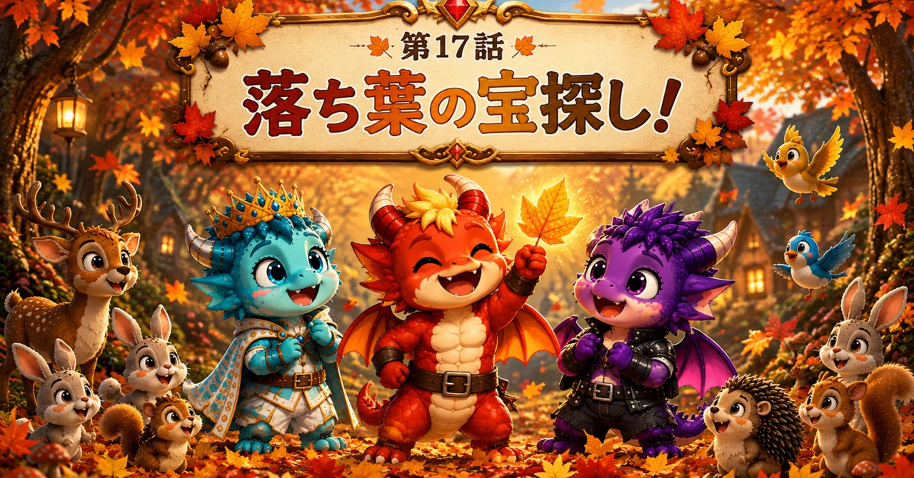 🍂 Episode 17: Fallen Leaf Treasure Hunt!!｜3miracles