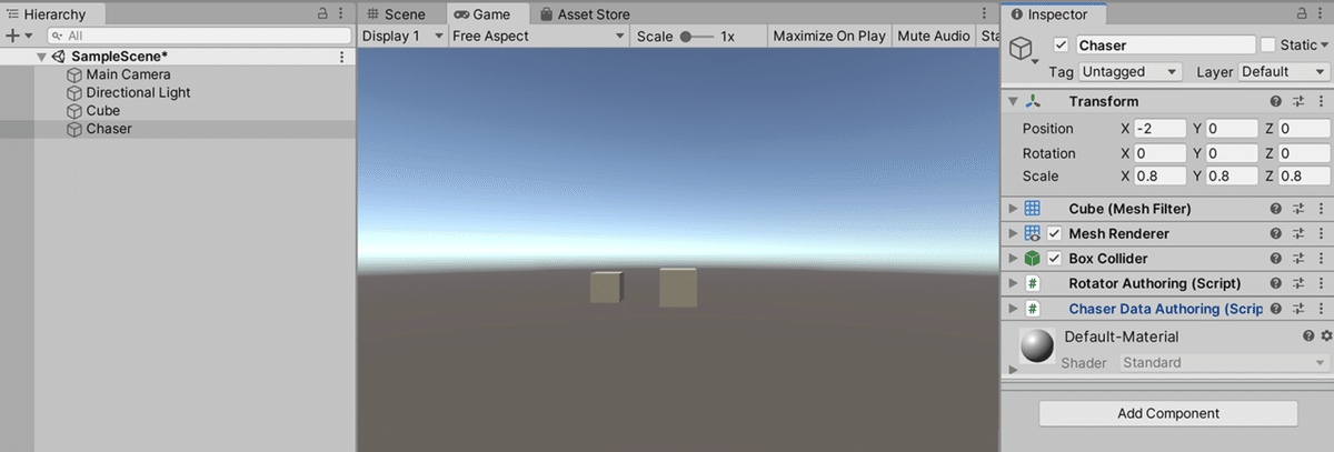 Unity DOTS 入門 (10) - 他のエンティティのコンポーネント