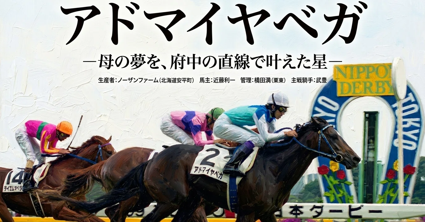 アドマイヤベガ -母の夢を、府中の直線で叶えた星-｜ハサミおじさん