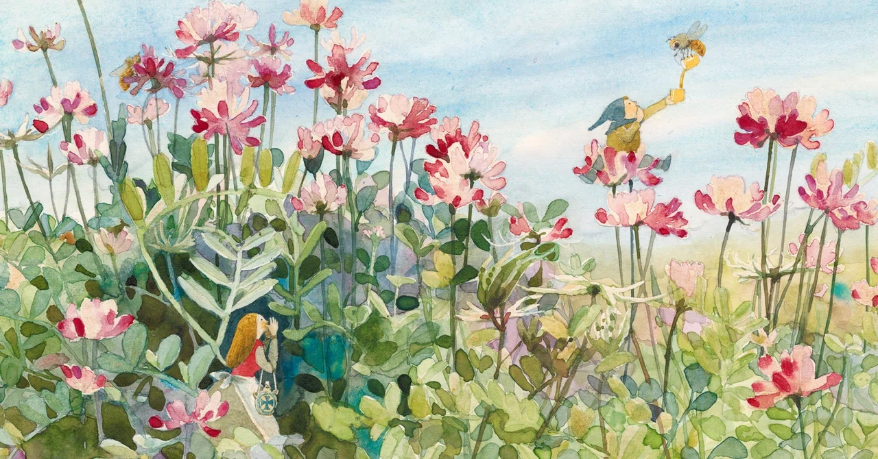 安野光雅 風景と絵本の世界展(感想)_美しい配色で描かれたユーモラスな 