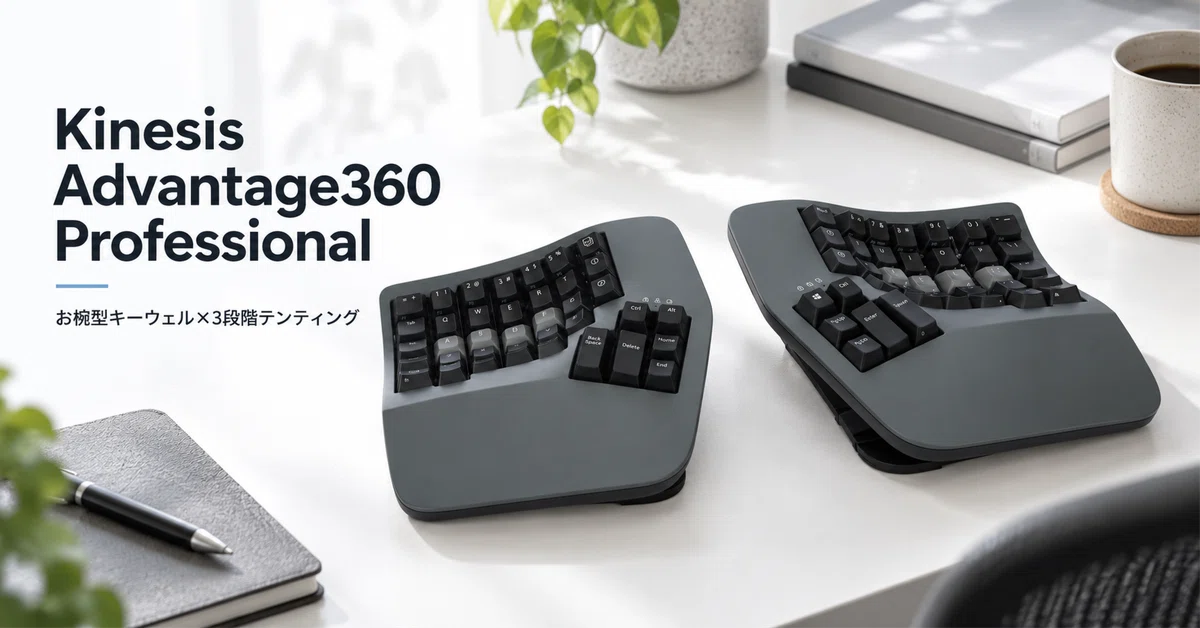 Kinesis Advantage360 Professional のレビュー・口コミ評判と使い方
