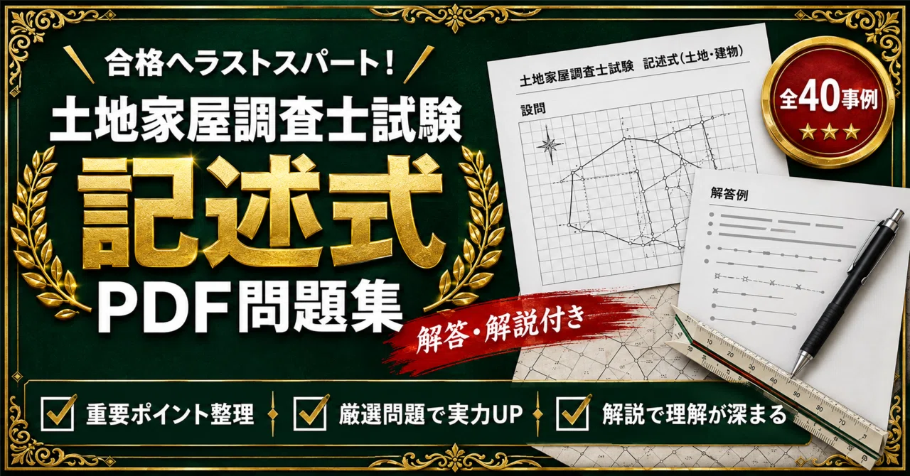土地家屋調査士 対策問題集 全3冊セット｜スタディルーム資格ノート｜note