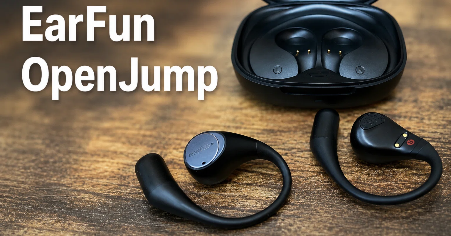 EarFun OpenJump 耳掛け型イヤホン【イヤーカフ型との実機比較レビュー 