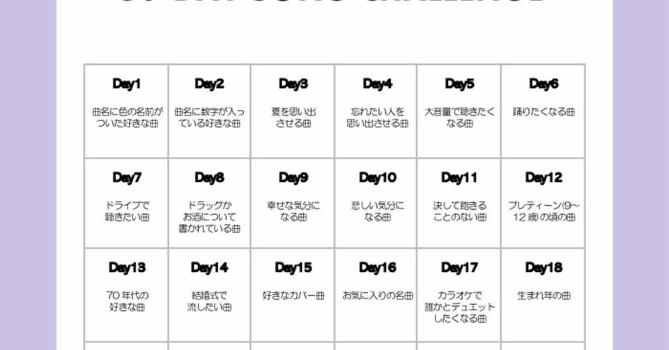 Day17 カラオケで誰かとデュエットしたい曲 かわうそ Note