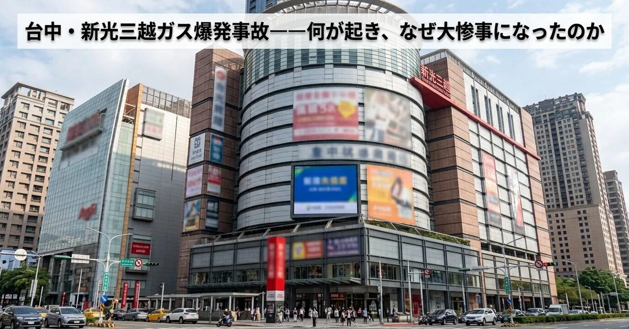 The Shin Kong Mitsukoshi Gas Explosion in Taichung: What Happened and ...