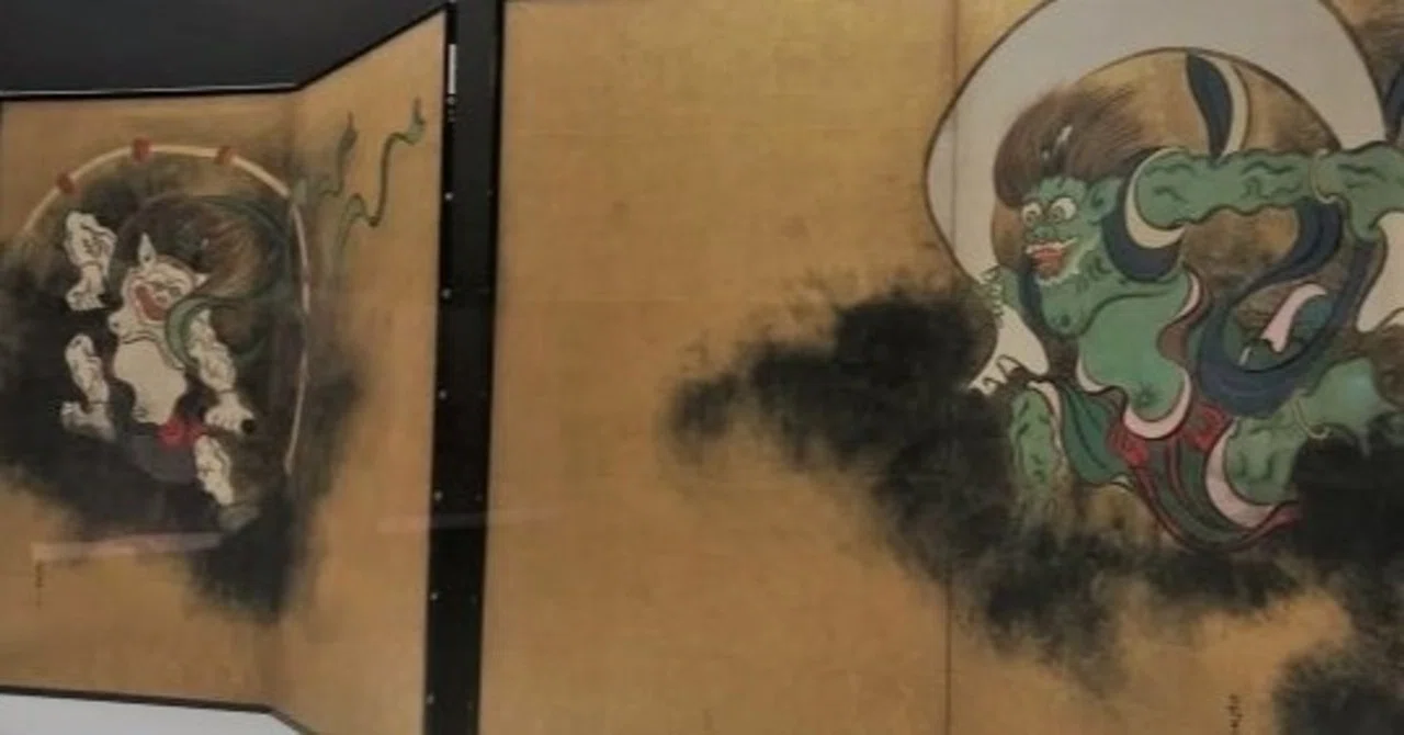 Korin's Wind God and Thunder God - The Men Who Call the Rain｜川ノ