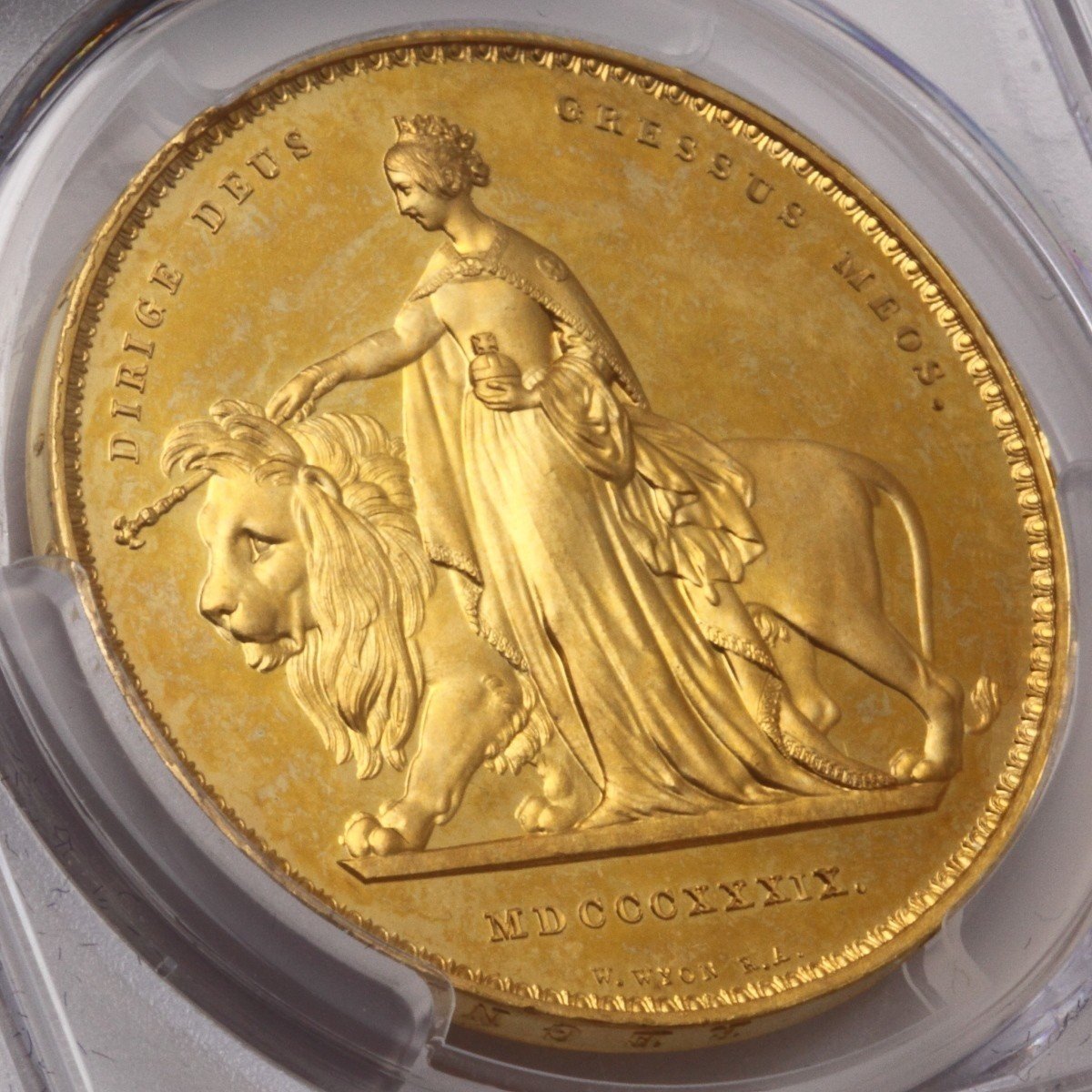 コイン情報】1997 イギリス ジブラルタル ウナとライオン 金貨