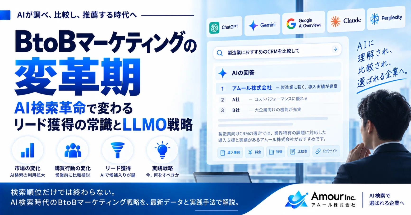 BtoBマーケティングの変革期｜AI検索革命で変わるリード獲得の常識と