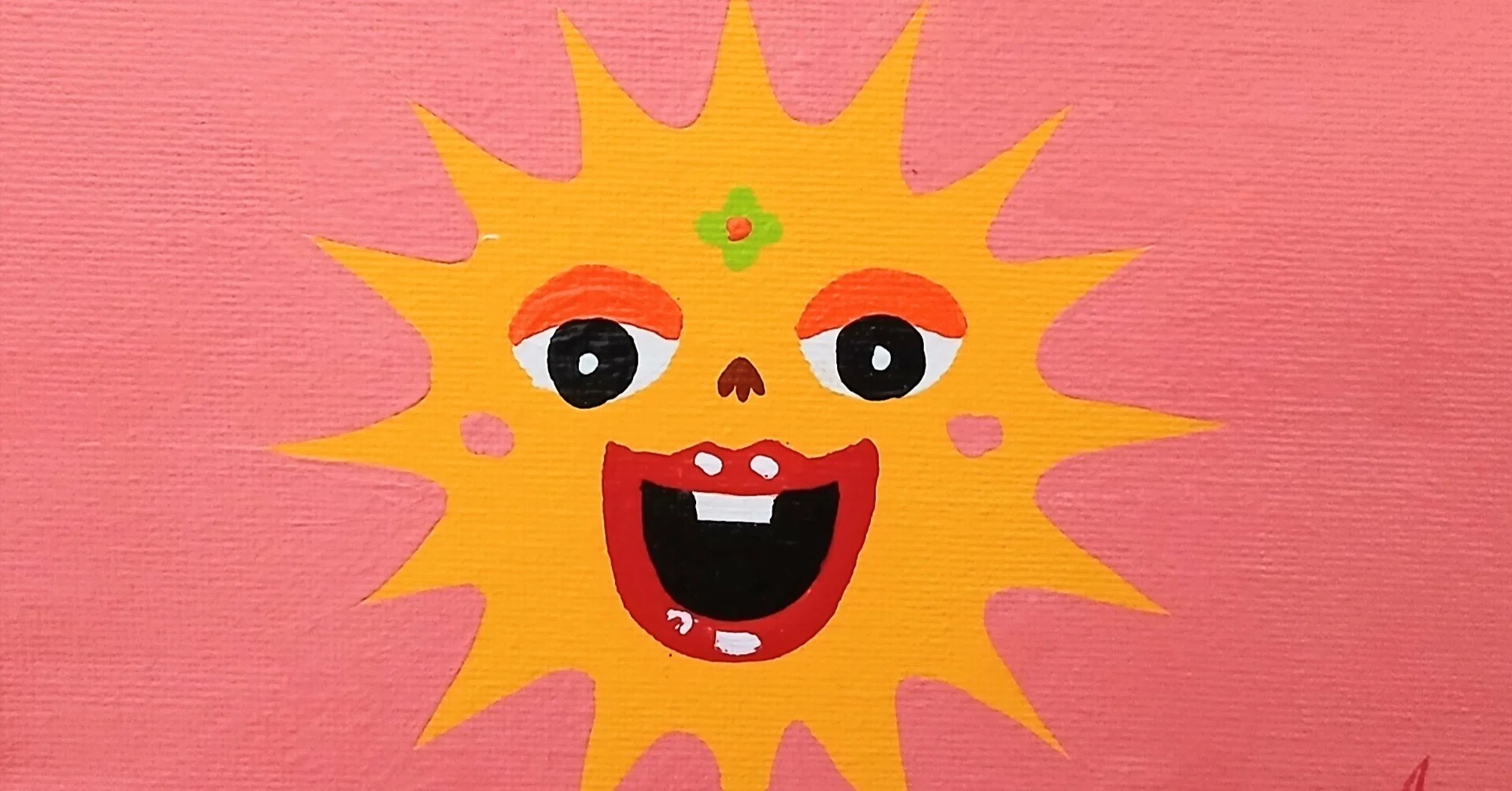 作品のテーマ【祝祭の太陽、新時代の幕開け】｜ハッピー太陽画家小楠アキコ