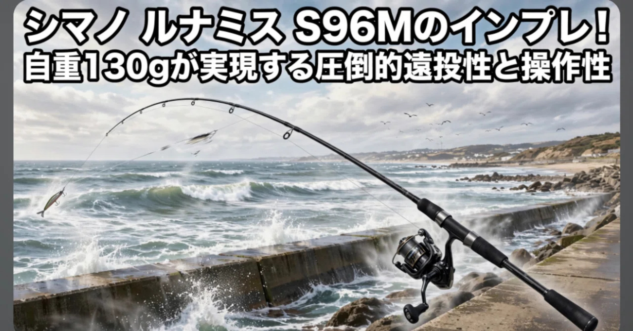 Shimano Lunamis S96M Review! Overwhelming Casting Distance and