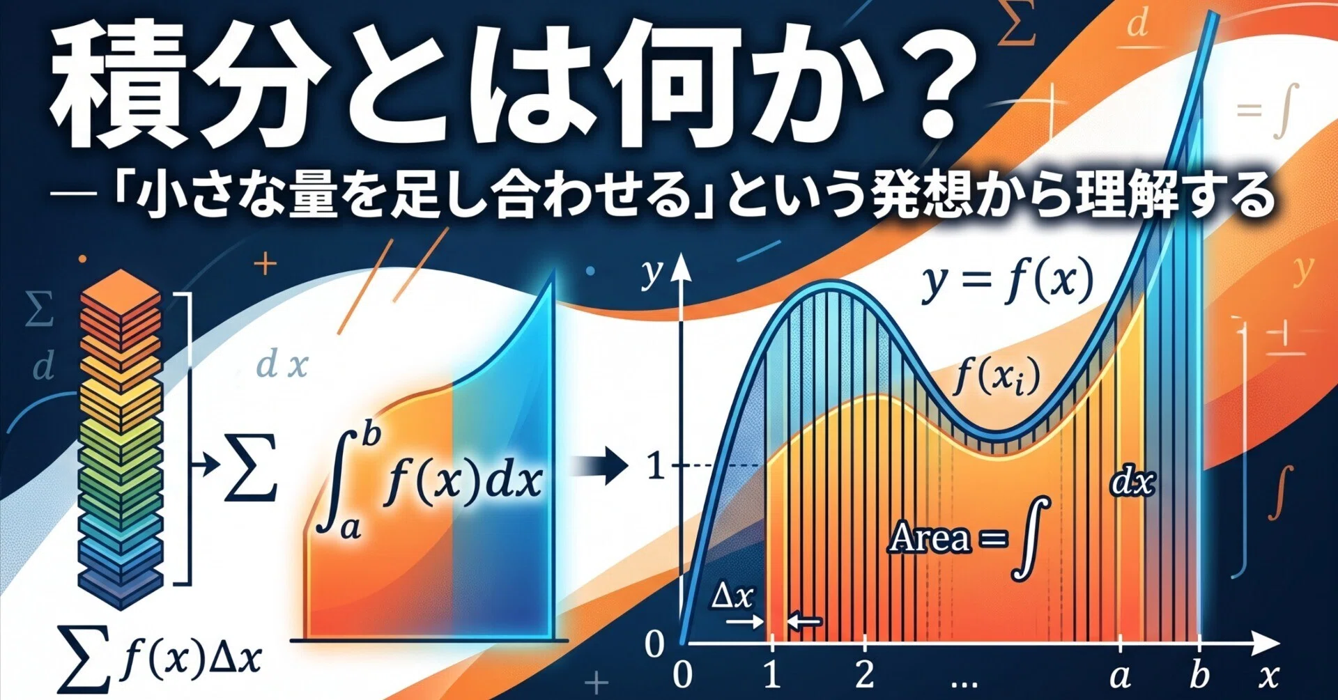 積分とは何か？―｢小さな量を足し合わせる｣という発想から理解する