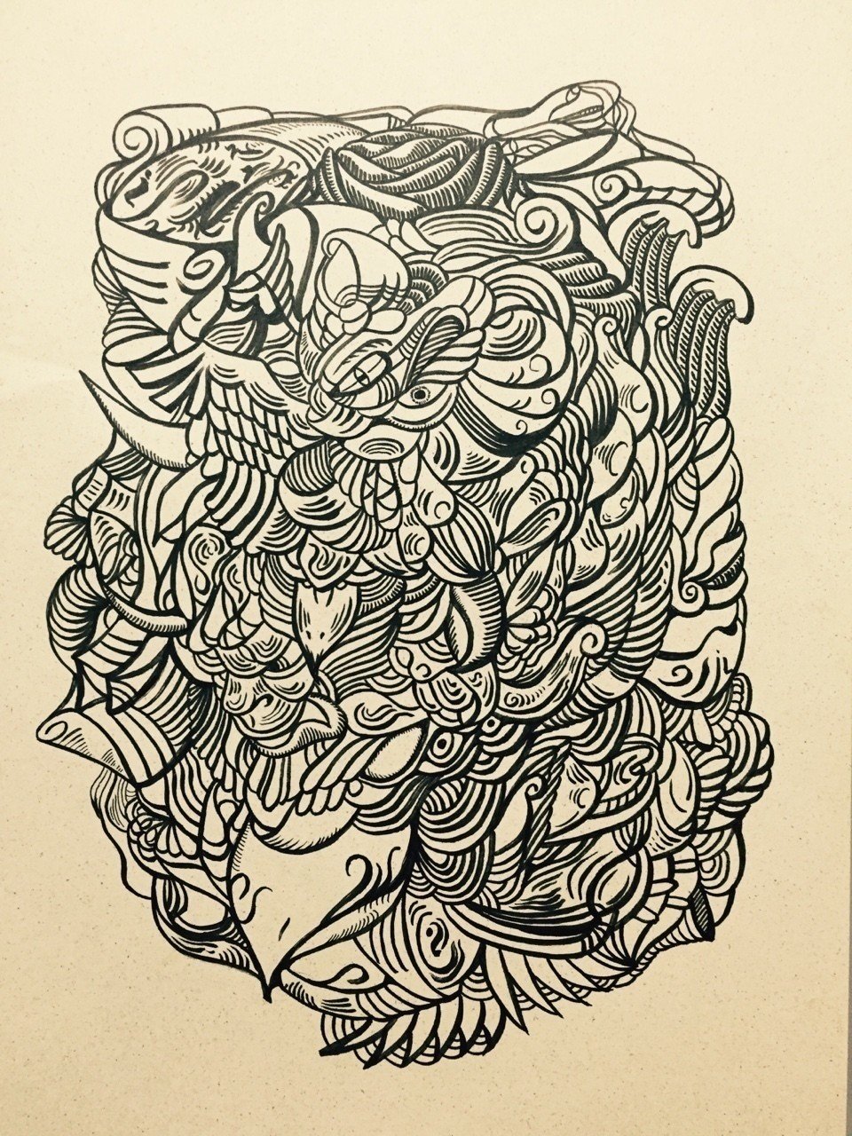 練習作 即興筆ペンイラスト 藤井硫 Note 練習作 即興筆ペンイラスト 藤井硫 Note
