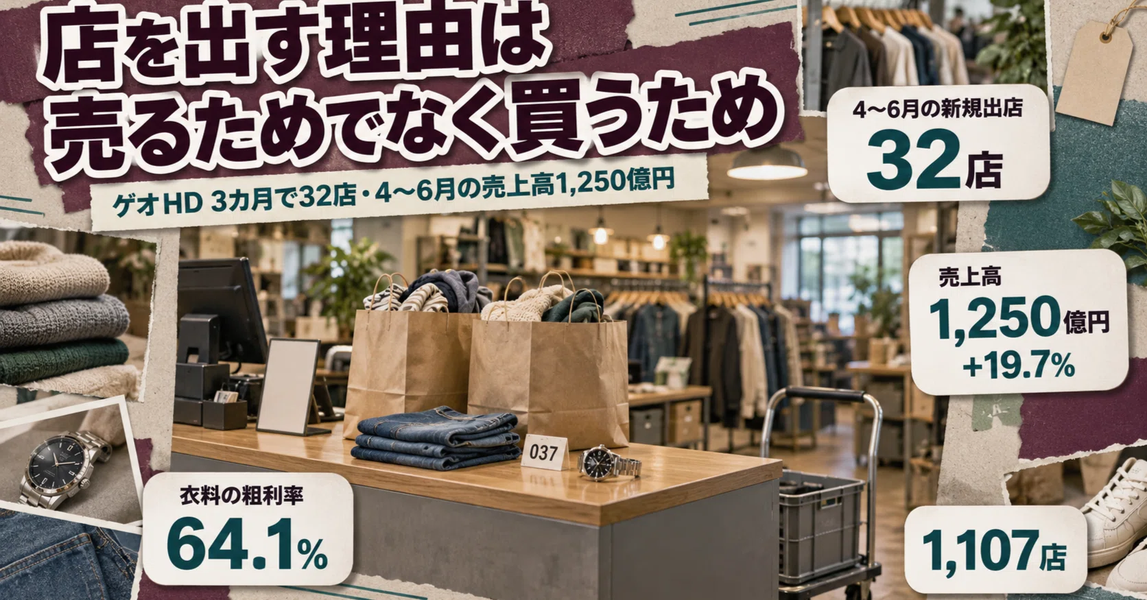 閉店が続く街で3カ月32店。ゲオHDの中古店は売り場でなく仕入れ口だっ