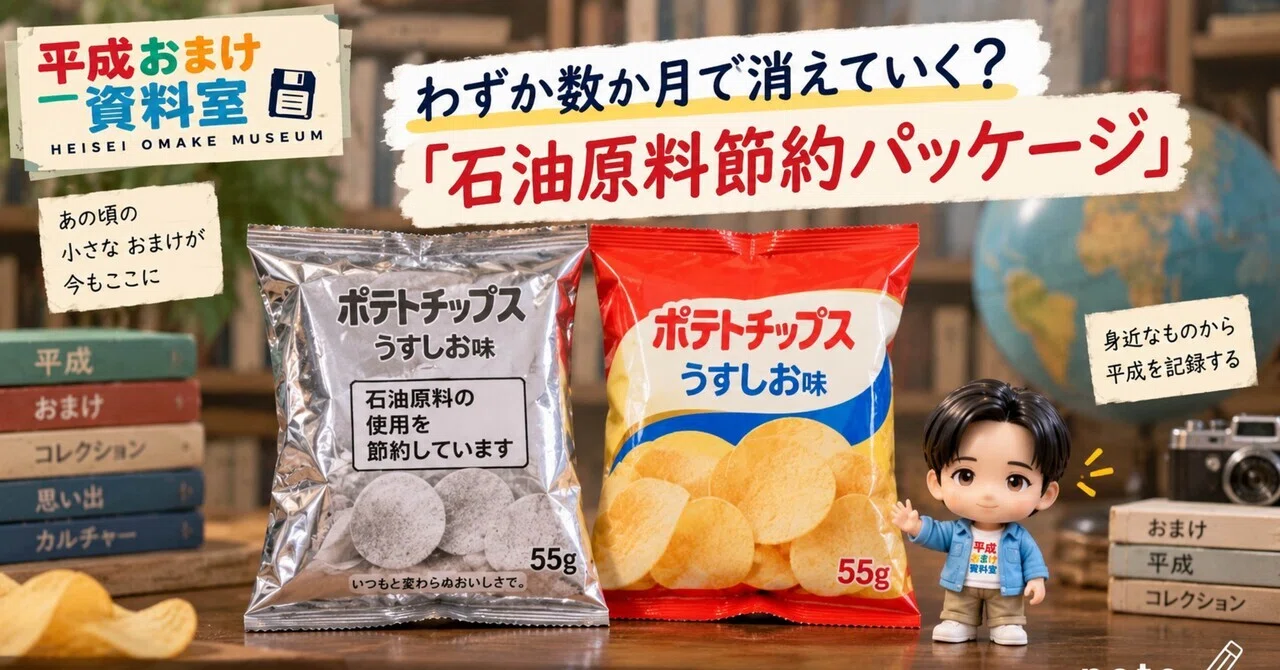 わずか数か月で消えていく？ カルビーポテトチップス「石油原料節約