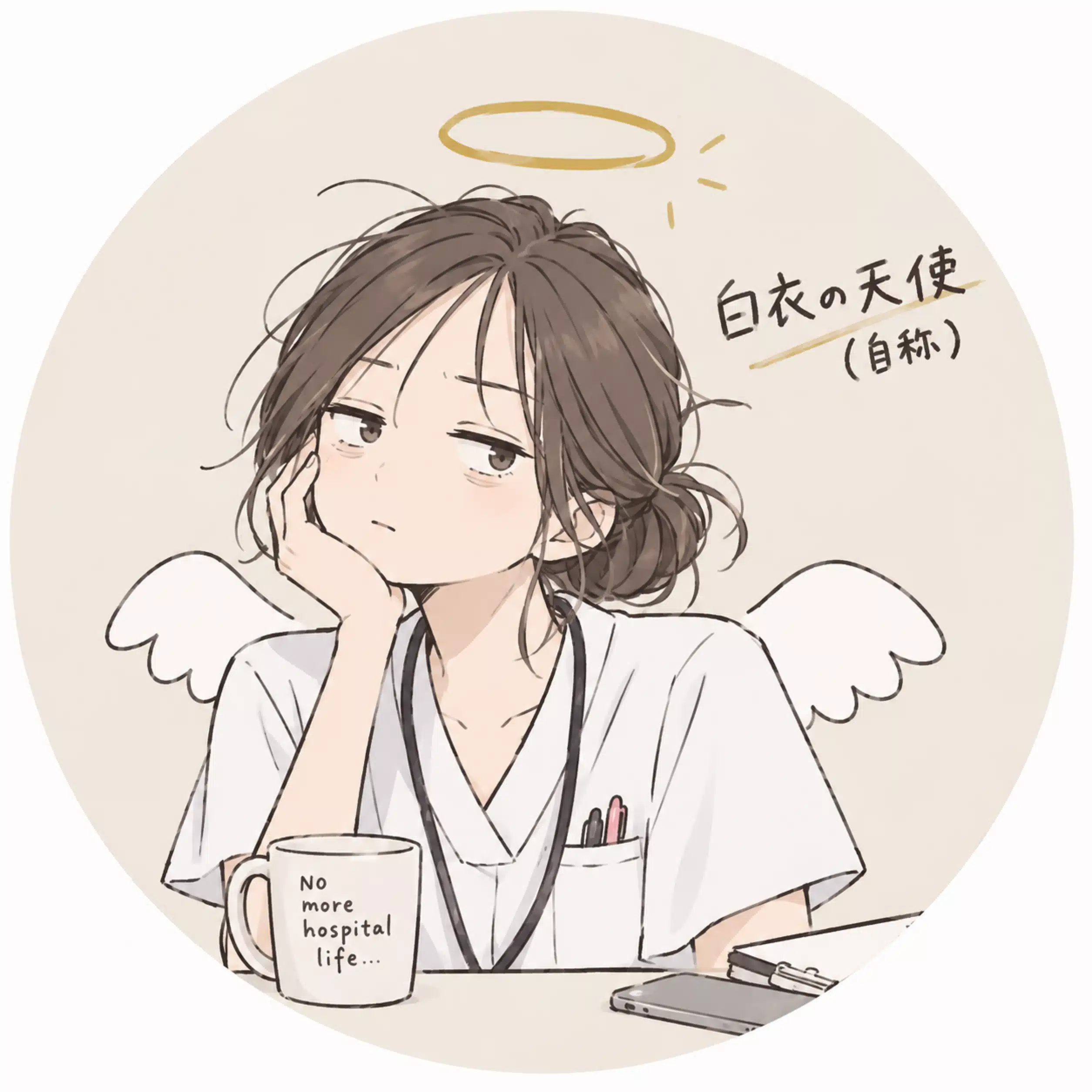 白衣の天使( 自称 )