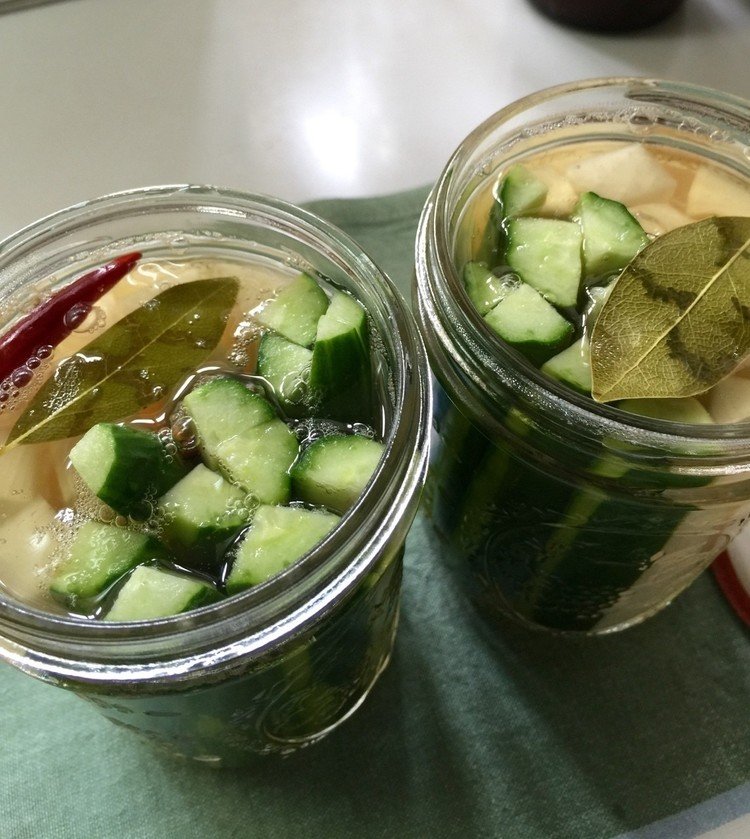 暫くぶりのピクルス作り♡
甘味料は蜂蜜とメイプルシロップでヘルシーに♪