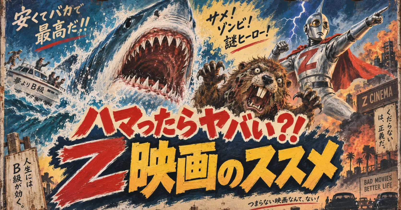 ハマったらヤバい？！Z映画のススメ！｜ThreePs