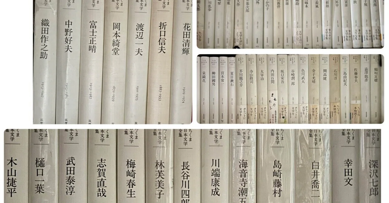 ちくま日本文学全集⑥完 まとめ｜今度は文学部