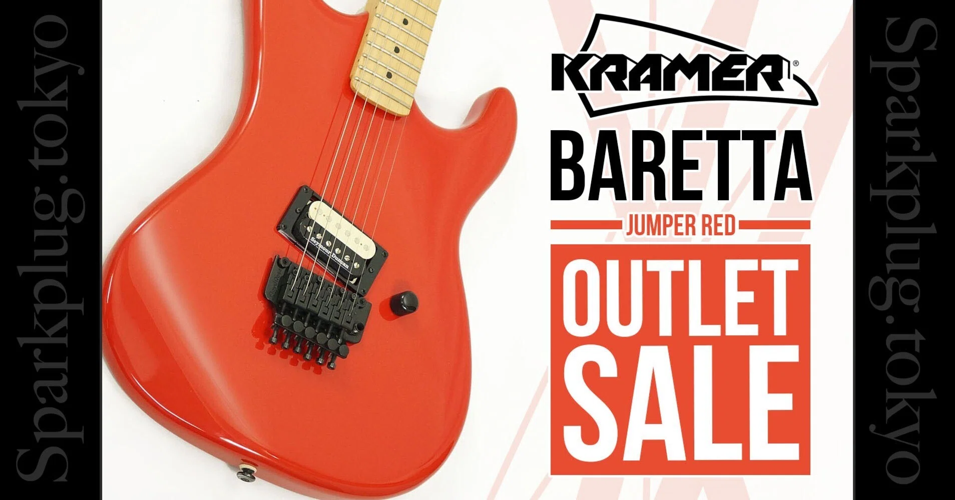 80年代メタルへのオマージュ「KRAMER Baretta」が現品限りのキズあり超