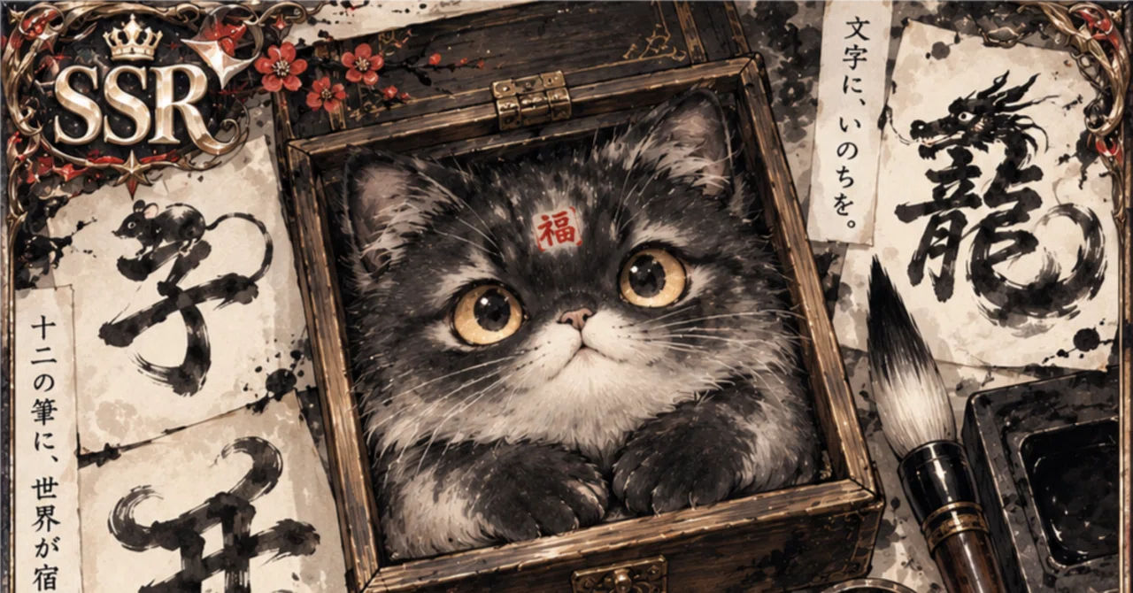 四角猫 トレーディングカード プロンプト配布｜kazuma