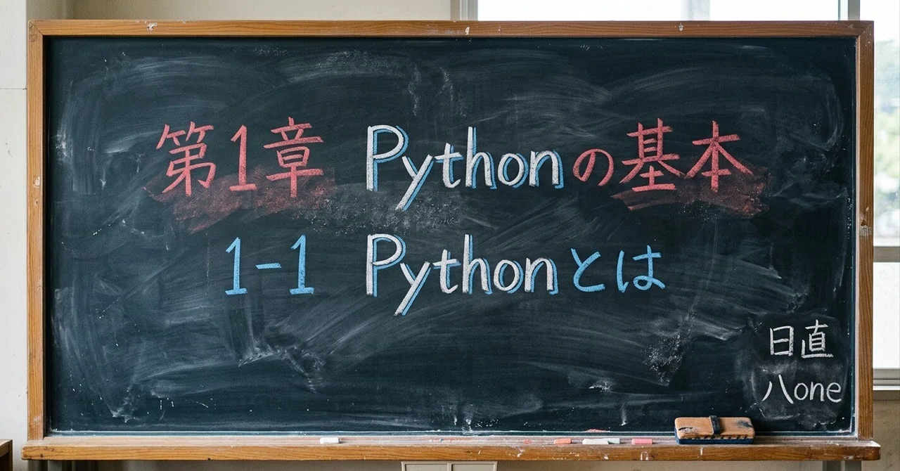 Python Course Material | 1-1 What is Python｜八one