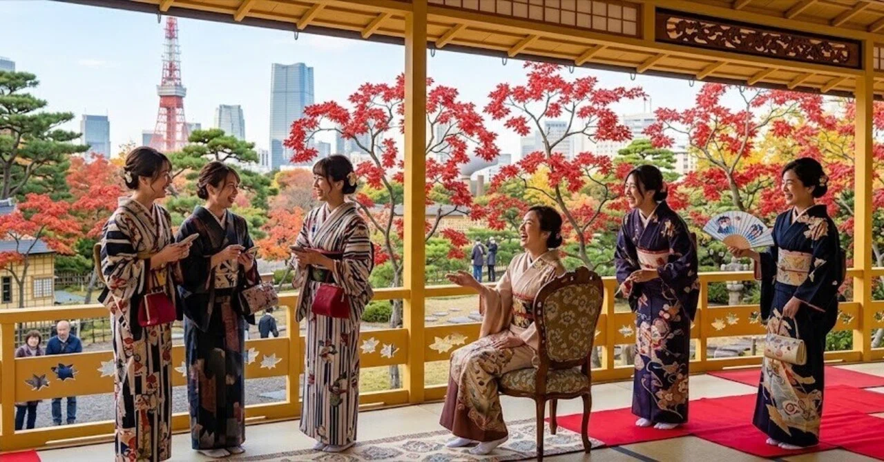 新！浮世絵展】残暑の夕暮れ、秋の気配。三代歌川広重『芝公園紅葉館楼