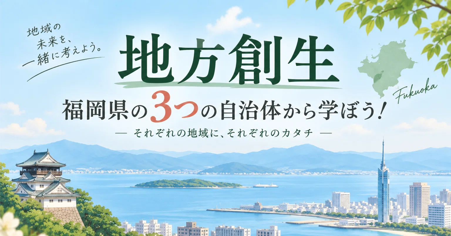 レア⭐︎続 ふくおか風土記 CD-ROM 財団法人福岡県市町村研究所 実例】福岡県の3つの自治体から、地方創生を知ろう！｜セネオトの自由