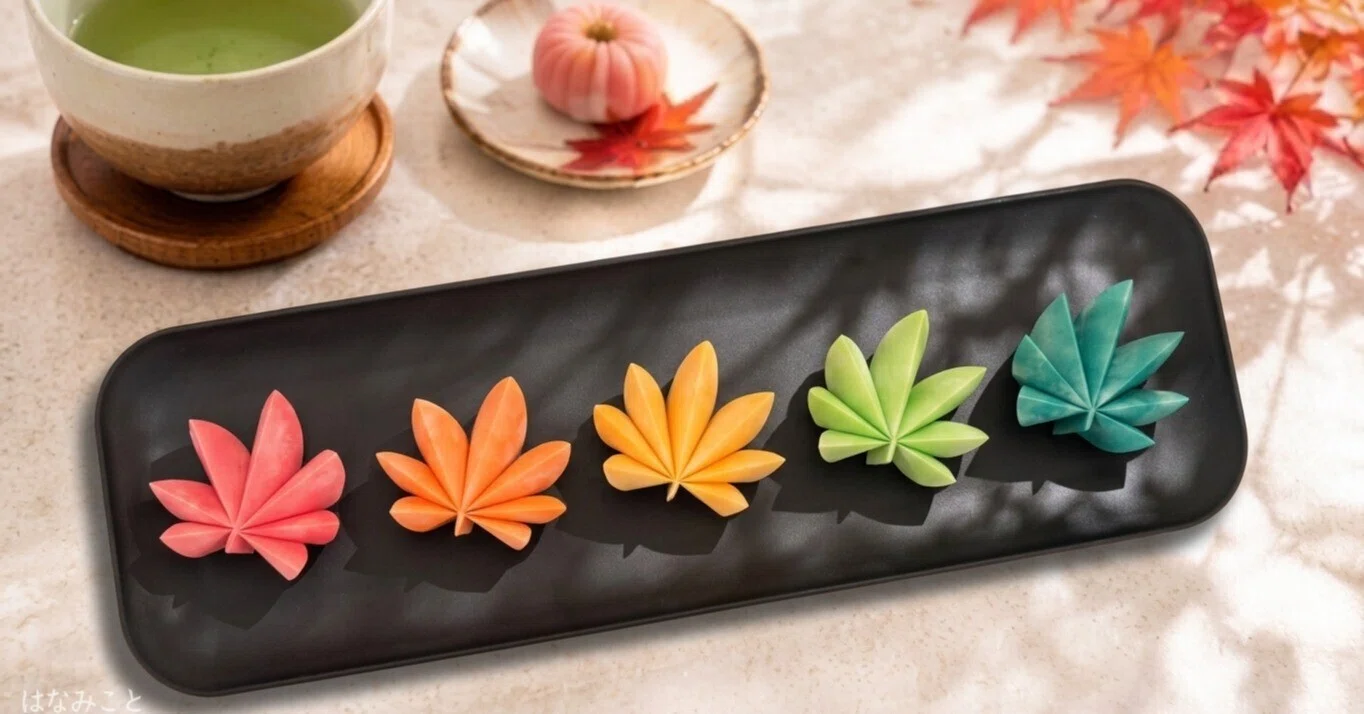 Easy] Making Autumn Leaves (Maple) with One Sheet of Origami
