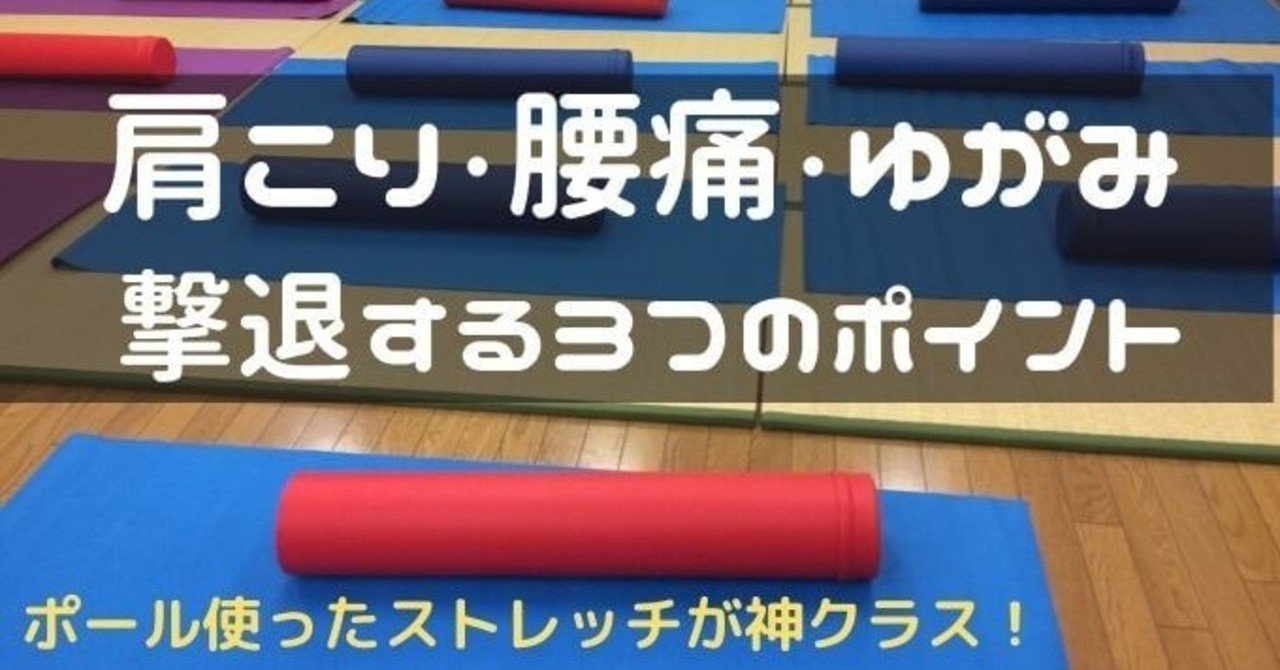 ストレッチポールの使い方や効果 まとめ動画5選 あいうえおlife あいうえおlife ブログやyoutubeもtwitterも同じ名前 Note