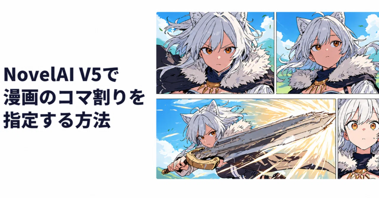 NovelAI V5で漫画のコマ割りを指定する方法｜イツキ AI Laboratory