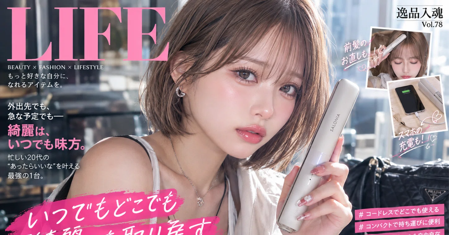逸品入魂】Vol.78：いつでもどこでも「綺麗」を取り戻す。前髪の崩れも