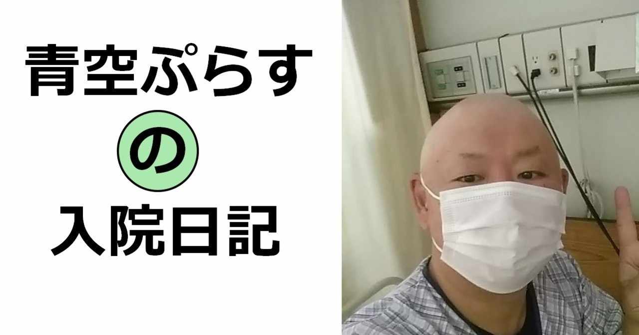 青空ぷらすの入院日記 1 青空ぷらす Note