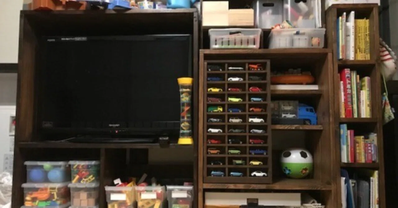 『DIY』でトミカも収納できる インテリアボックス! 棚と合体する ...