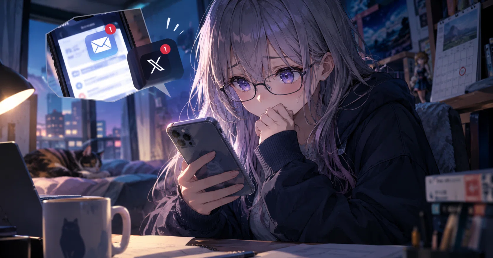 ふぅ……一日目、終わった。｜八神 夜宵