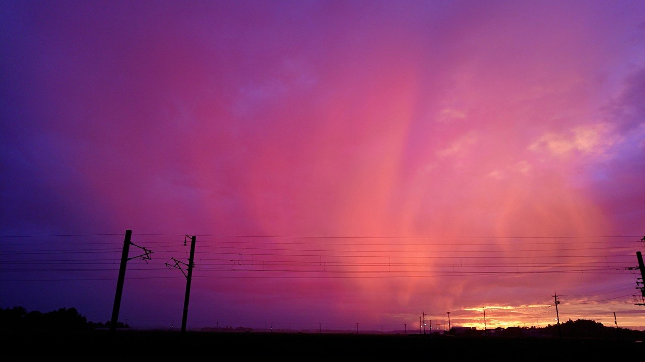 雨の中の夕焼け もふもふのもふう Note 雨の中の夕焼け もふもふのもふう Note
