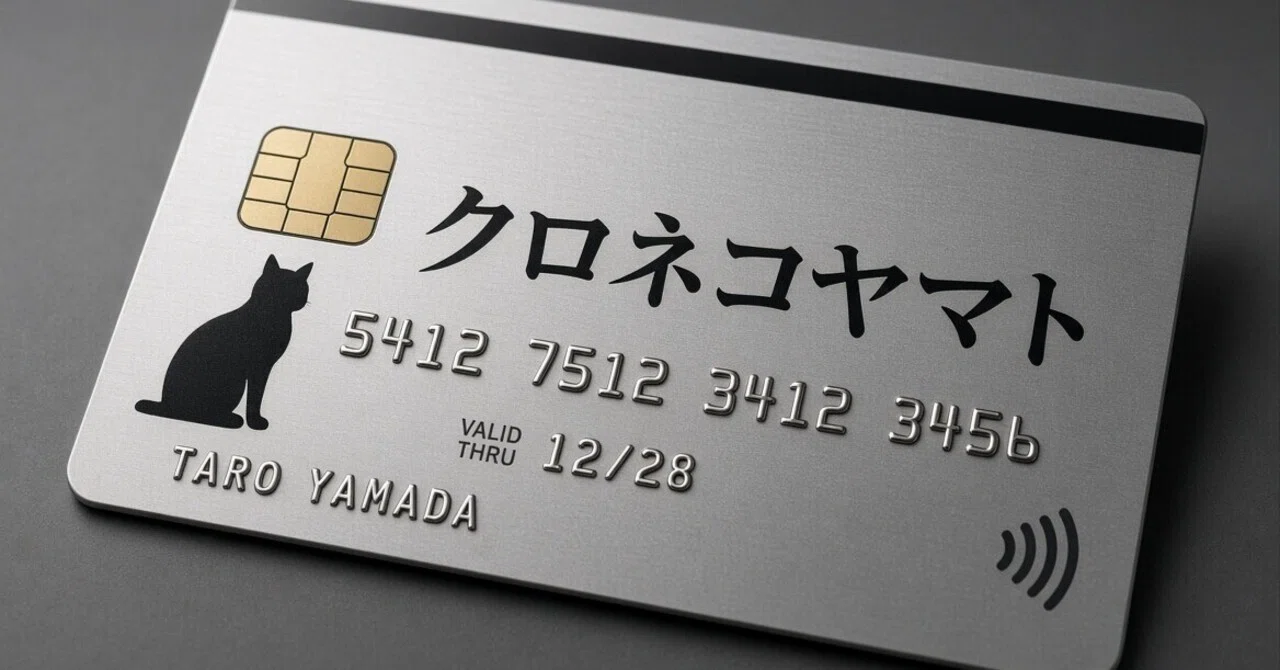 クロネコヤマト]「宅急便をスマホで送る」のクレジットカード情報変更