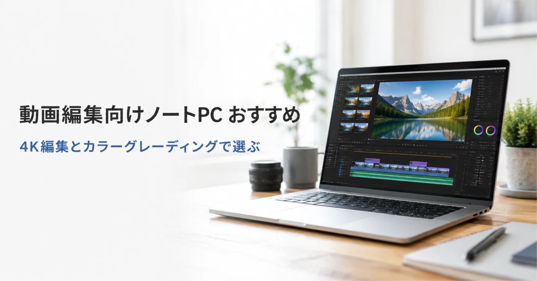 動画編集向けノートPCのおすすめ10選 4K編集とカラーグレーディングで