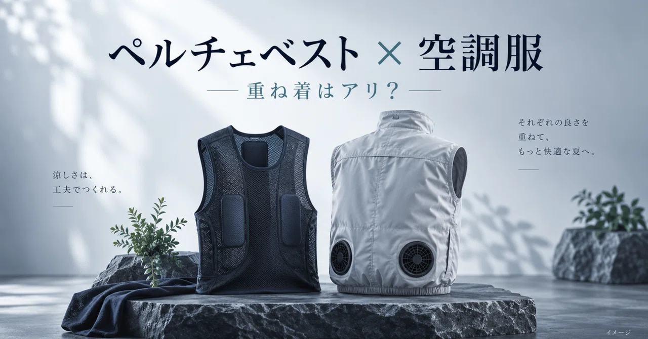 ペルチェベストと空調服の重ね着はアリ？購入前に確認したい着方と注意