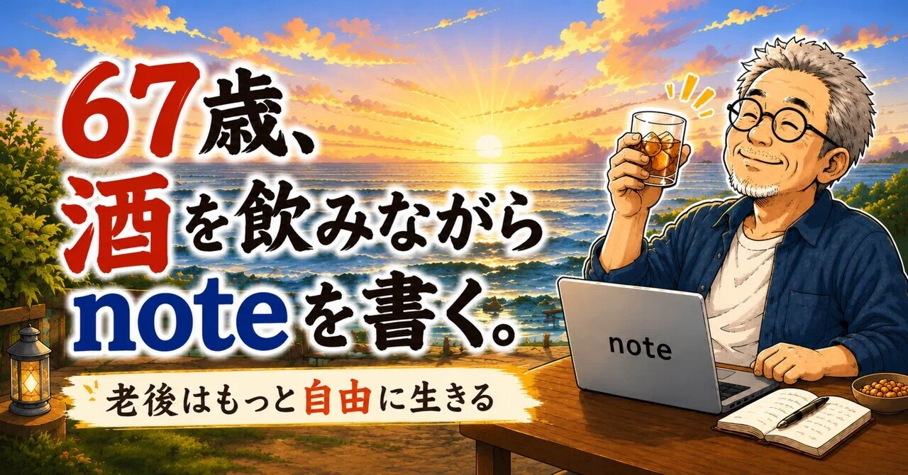 [Episode 1] At 67, I started using note after retiring from work｜ぼちおやじ ...