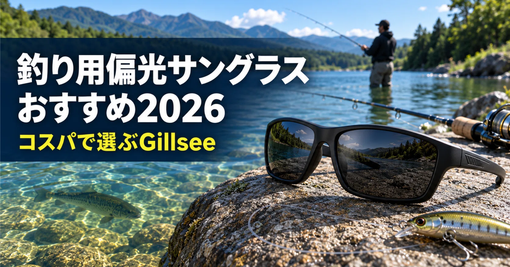 2026年】釣り用偏光サングラスおすすめ｜コスパ重視ならGillsee｜都会